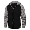 Cross-Border Men's Hooded Cardigan Sweatshirt Loose Zipper Raglan Long-Sleeved Men's Jacket