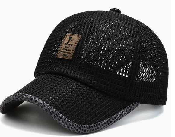 Mesh Baseball Cap with Sun Protection