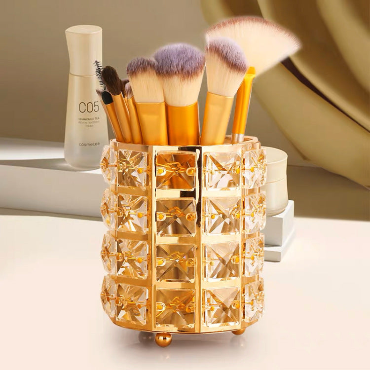 Crystal Tissue Box Household Creative Dining Table High-end Paper Storage Box