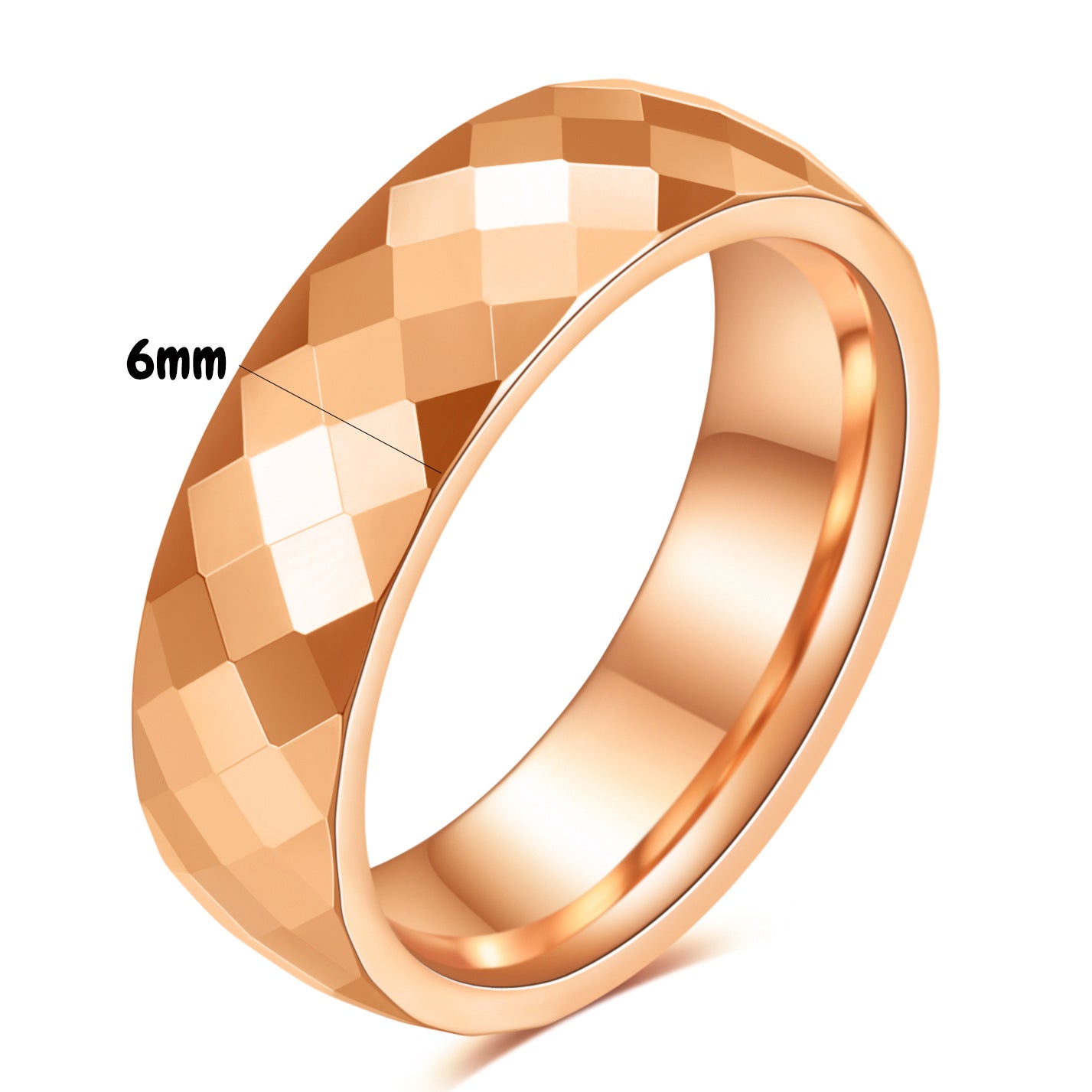 Gradient Color Tungsten Steel Ring ? Unisex Geometric Design.