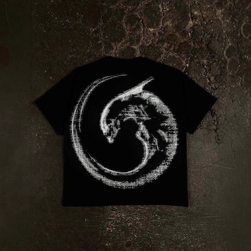 Mens Printed Cotton Short Sleeve Tshirt