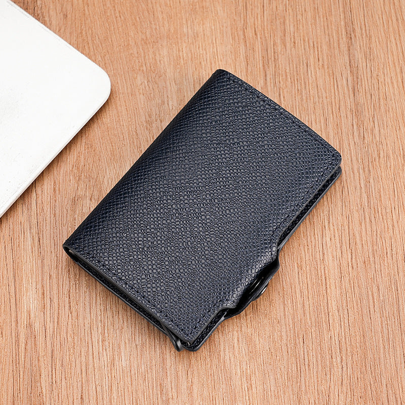 Automatic elastic card type aluminum box card package