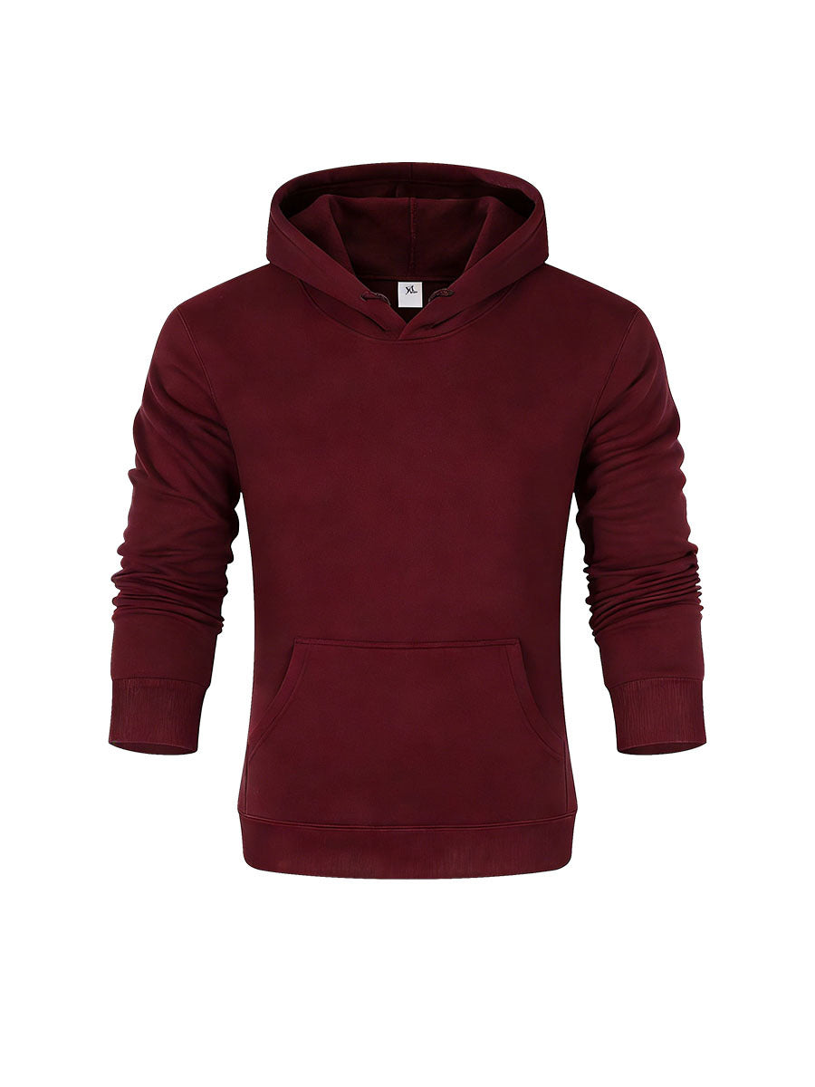 Fleece Lined Hooded Pullover Sweatshirt