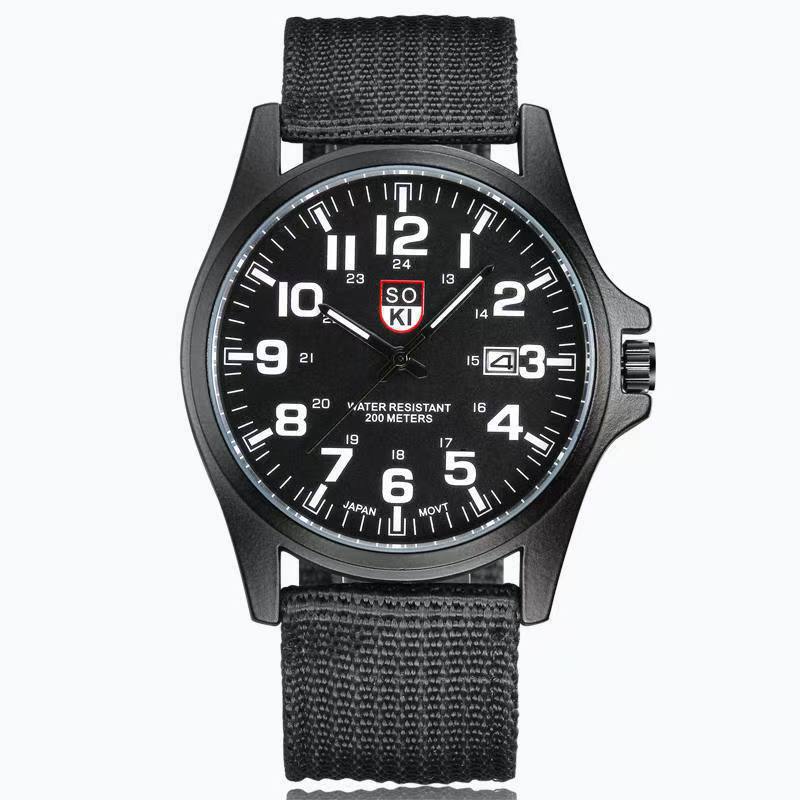Woven Nylon Bag for Men's Watches