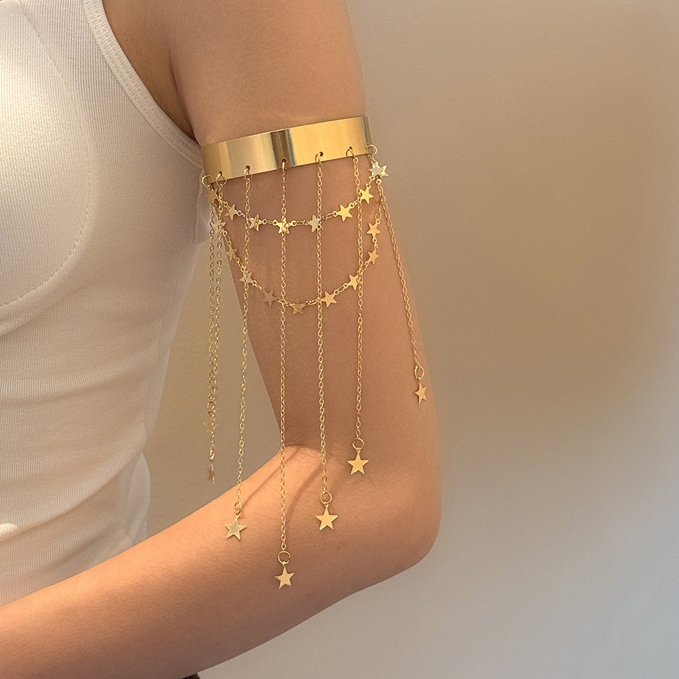 Elegant butterfly-shaped open-arm bracelet