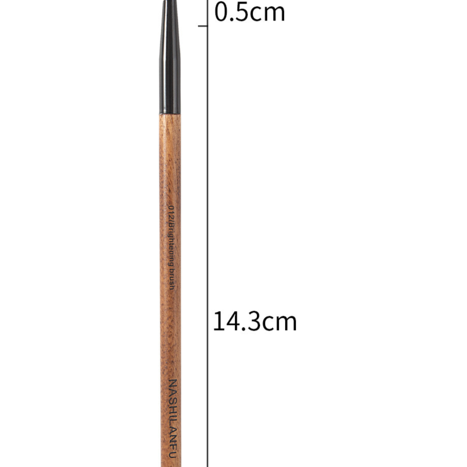 14-Piece Natural Wood Makeup Brush