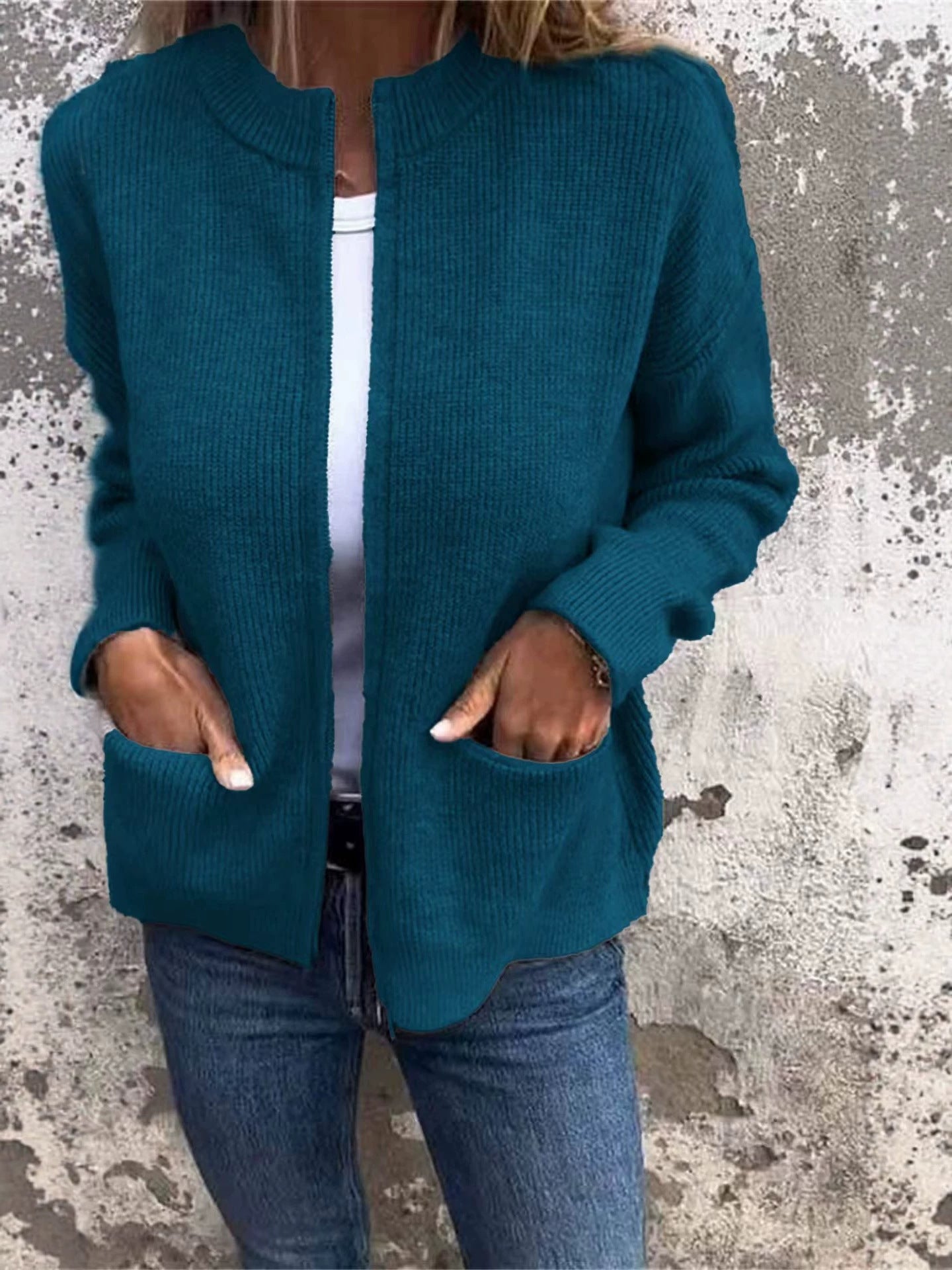 Womens Casual Long Sleeve Coat