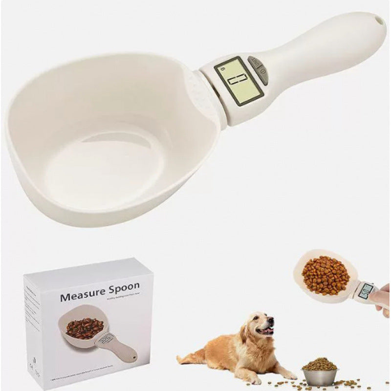 Pet Food Scale with Handle Spoon 800g Mini Electronic Nutrition Scale