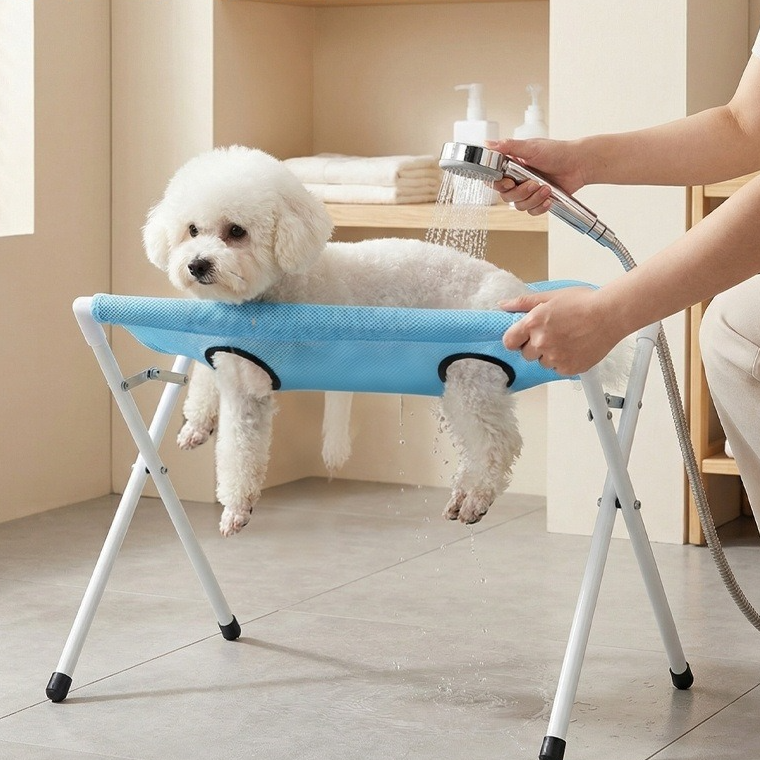 Foldable Pet Grooming and Bathing Table