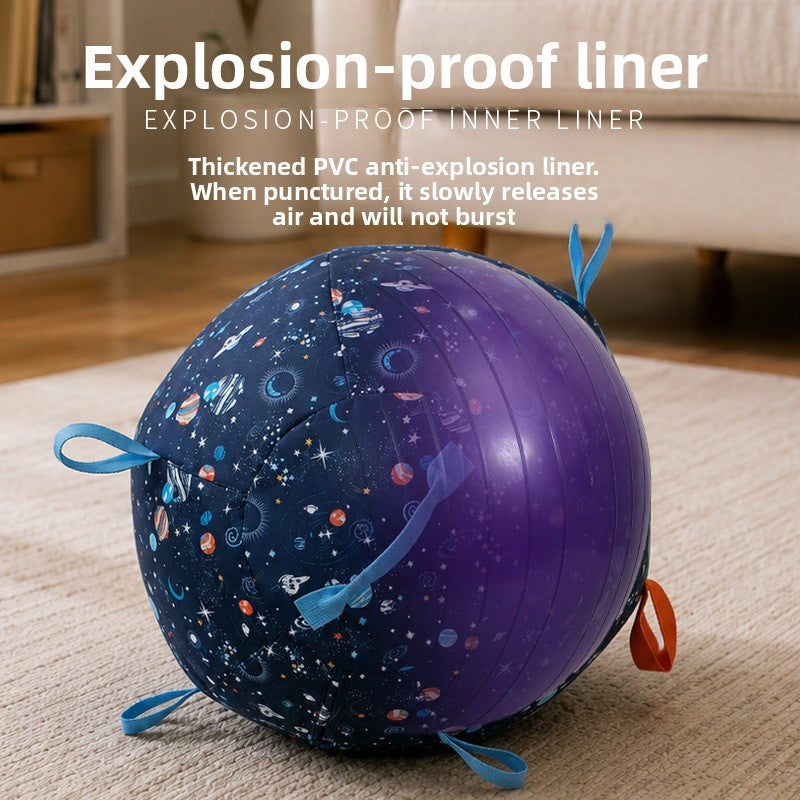 Pet Interactive Toy Ball, Outdoor Wear-Resistant Inflatable Ball for Entertainment