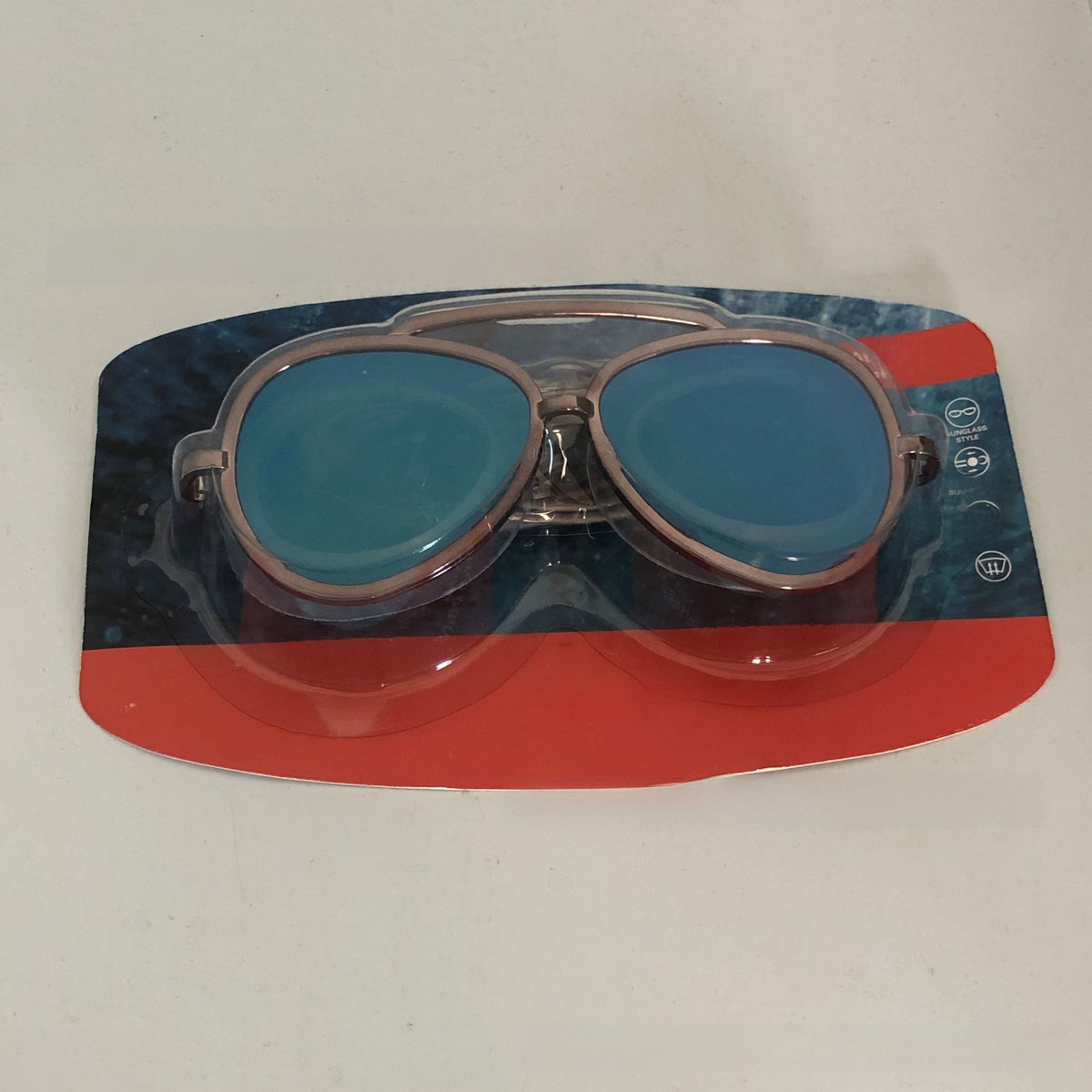 Full-view anti-fog swimming goggles