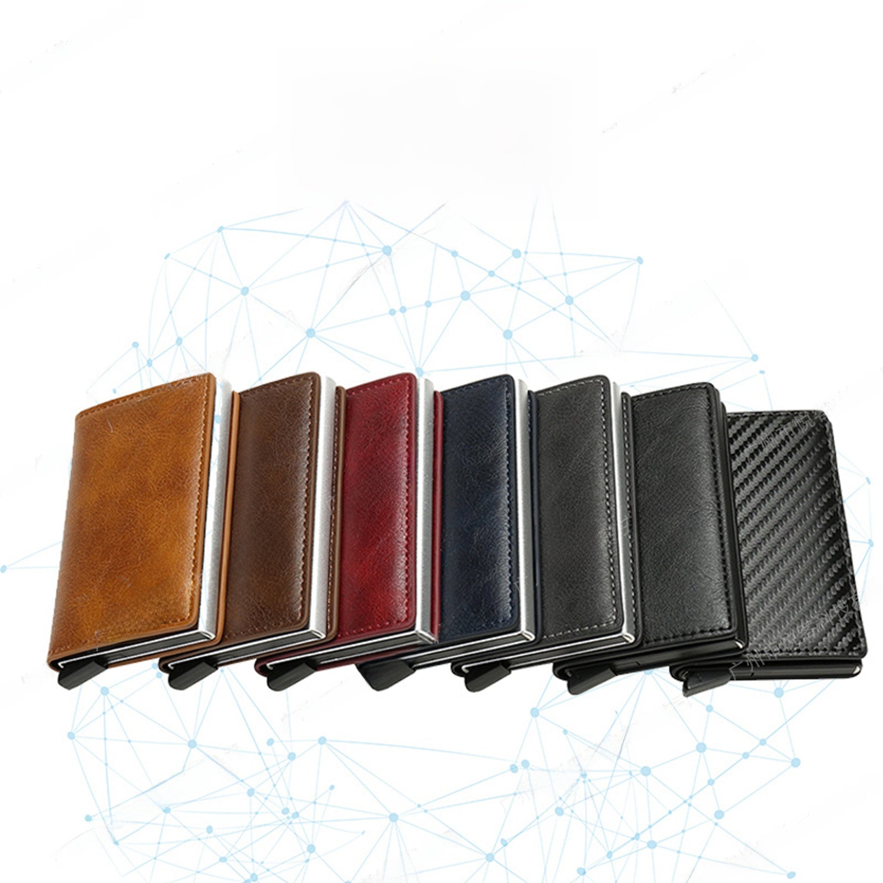 RFID Blocking Aluminum Alloy Credit Card Holder Wallet