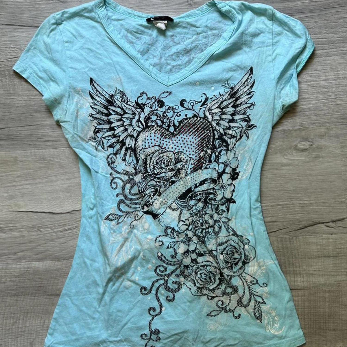 Vintage Print Slim Fit T-Shirt