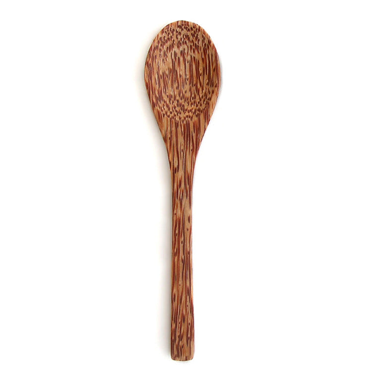 Natural Coconut Wood Bowl Set with Spoon