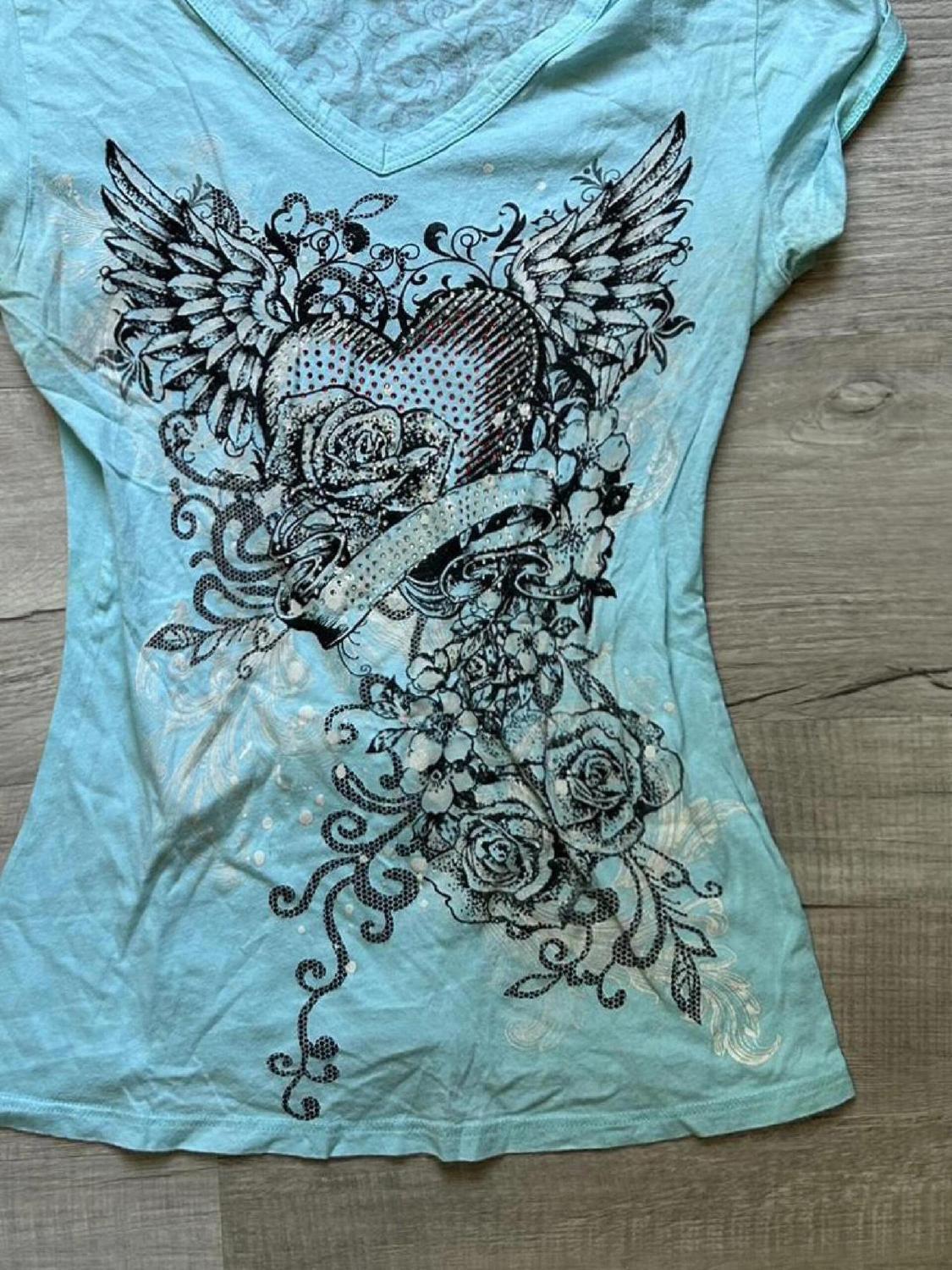 Vintage Print Slim Fit T-Shirt