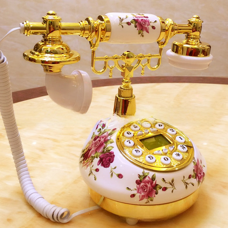 Vintage Ceramic Telephone