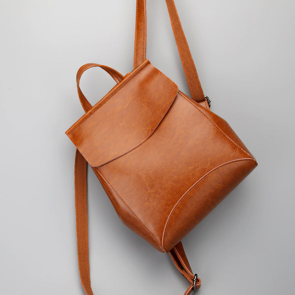 Genuine Leather Women Backpack Multi-Functional Waterproof