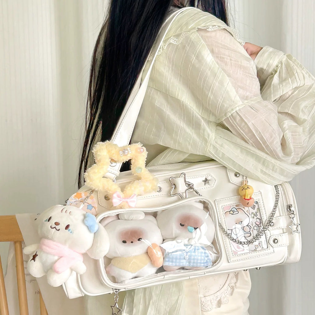 Transparent Square Crossbody Bag