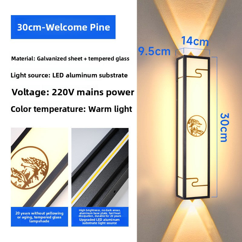 Chinese Style Outdoor LED Wall Light