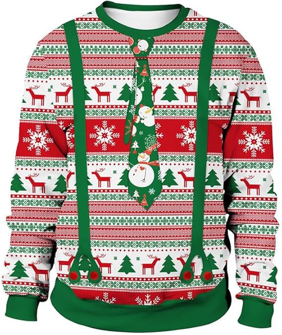 Christmas Animal Print Sweatshirt