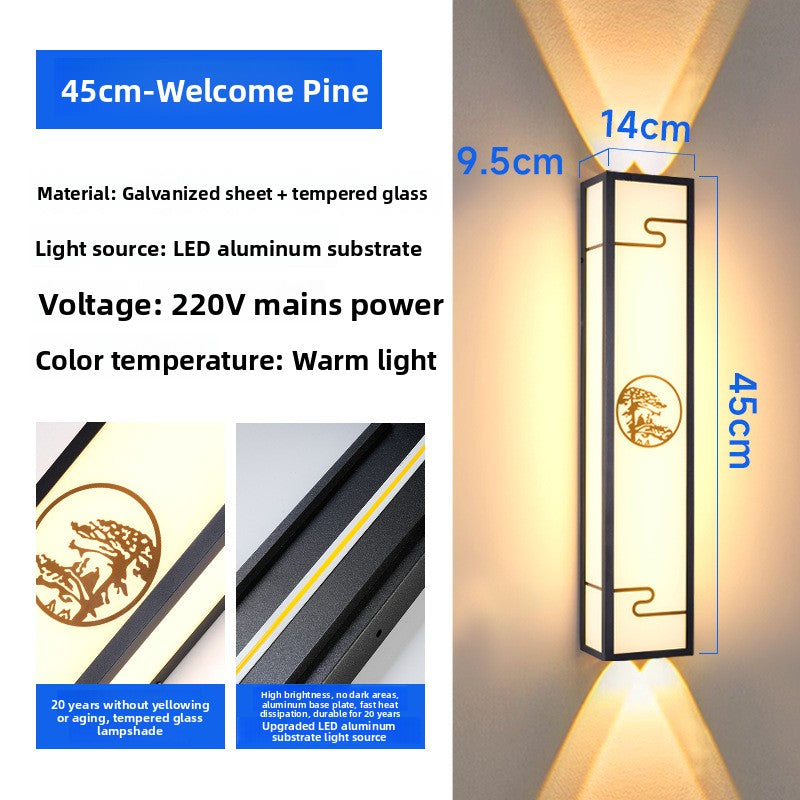 Chinese Style Outdoor LED Wall Light