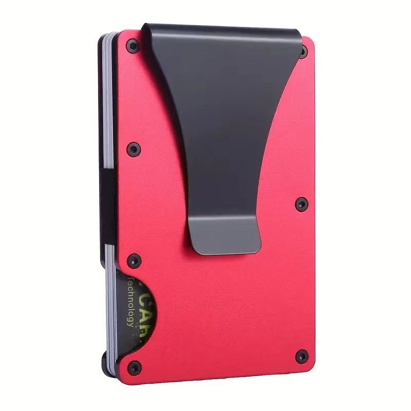Aluminum Alloy RFID Blocking Card Holder Wallet