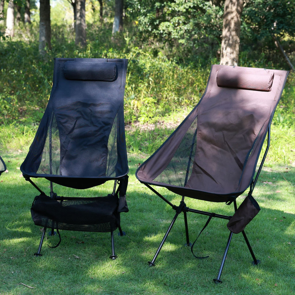 Portable Foldable Aluminum Moon Chair