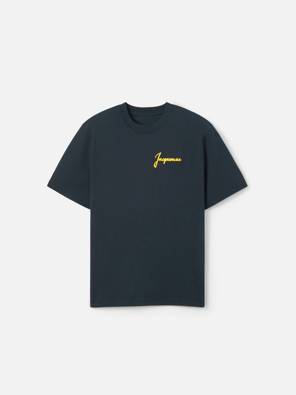 Autumn and Winter New Men's and Women's Short-Sleeved T-Shirts High-Quality Cotton Printed Round Neck T-Shirts Casual Jacquemus Tops