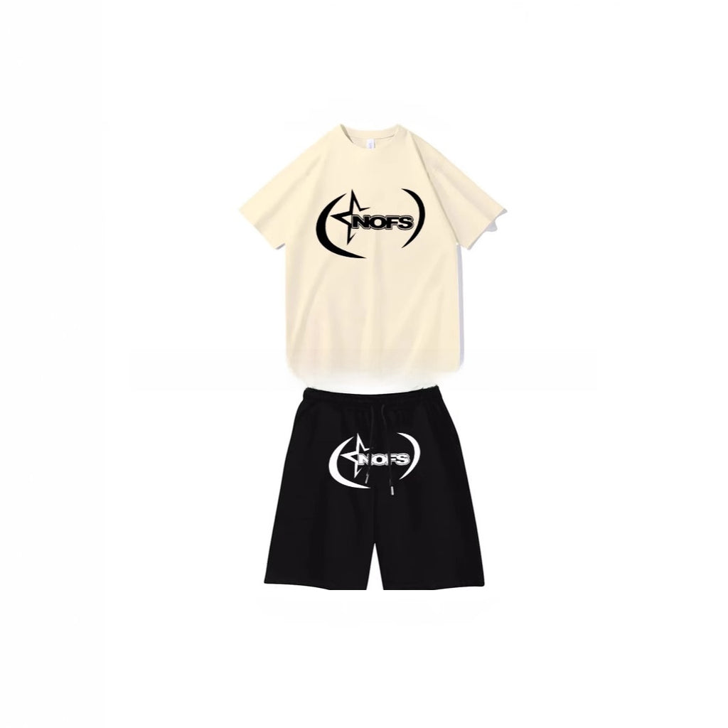 Straight Pants Streetwear Unisex Set