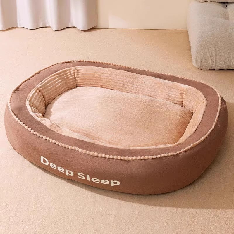 Removable Washable Thickened Pet Dog Bed