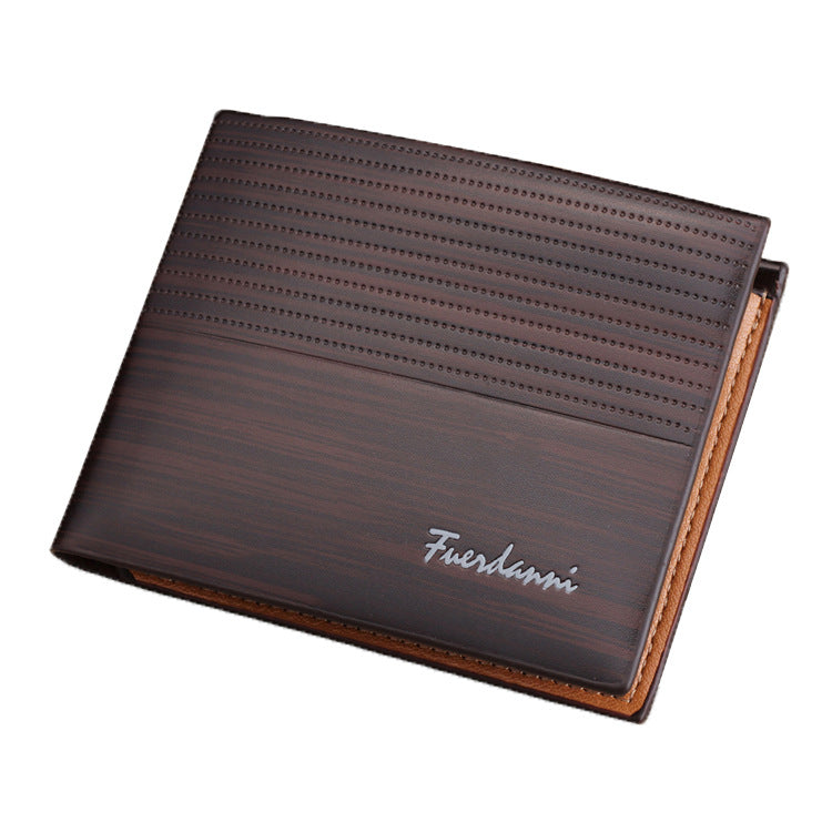 Short Style Mens Wallet with Multiple Card Slots