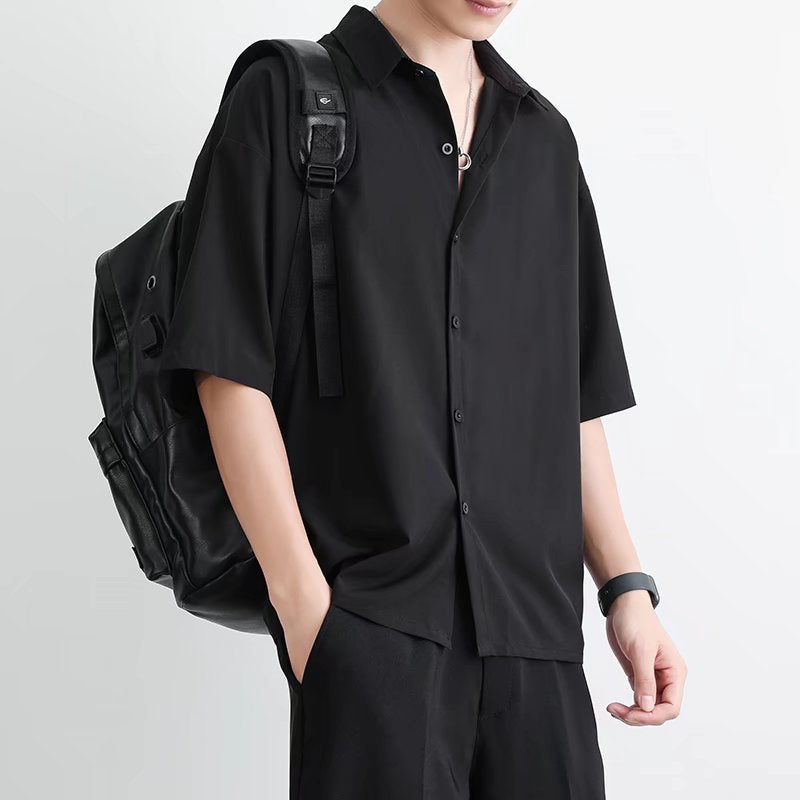 Ice Silk Short Sleeve Shirt