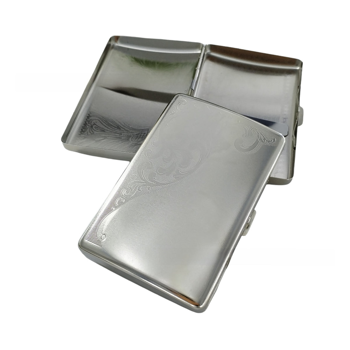 Embossed Metal Cigarette Case for Men and Women