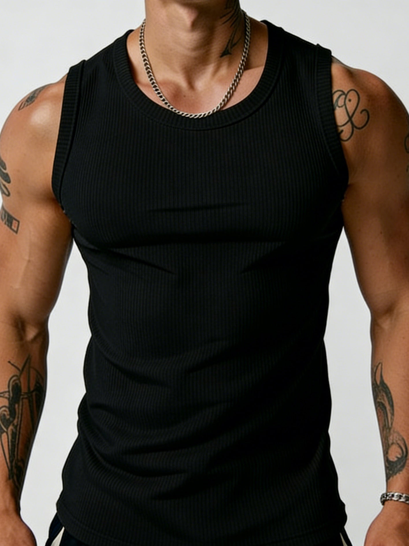 Ribbed Fitness Tank Top