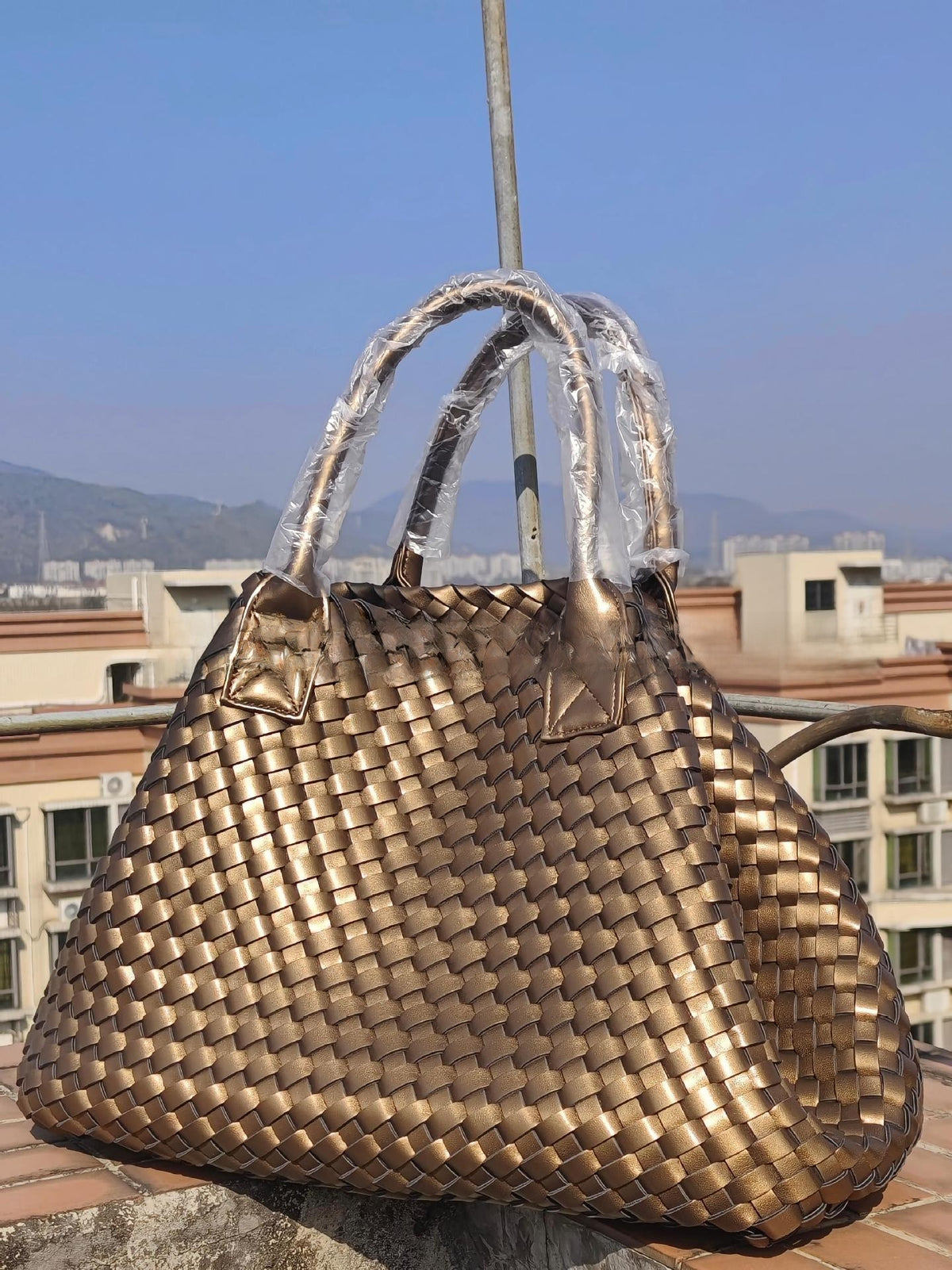 Woven Tote Bag, Handbag