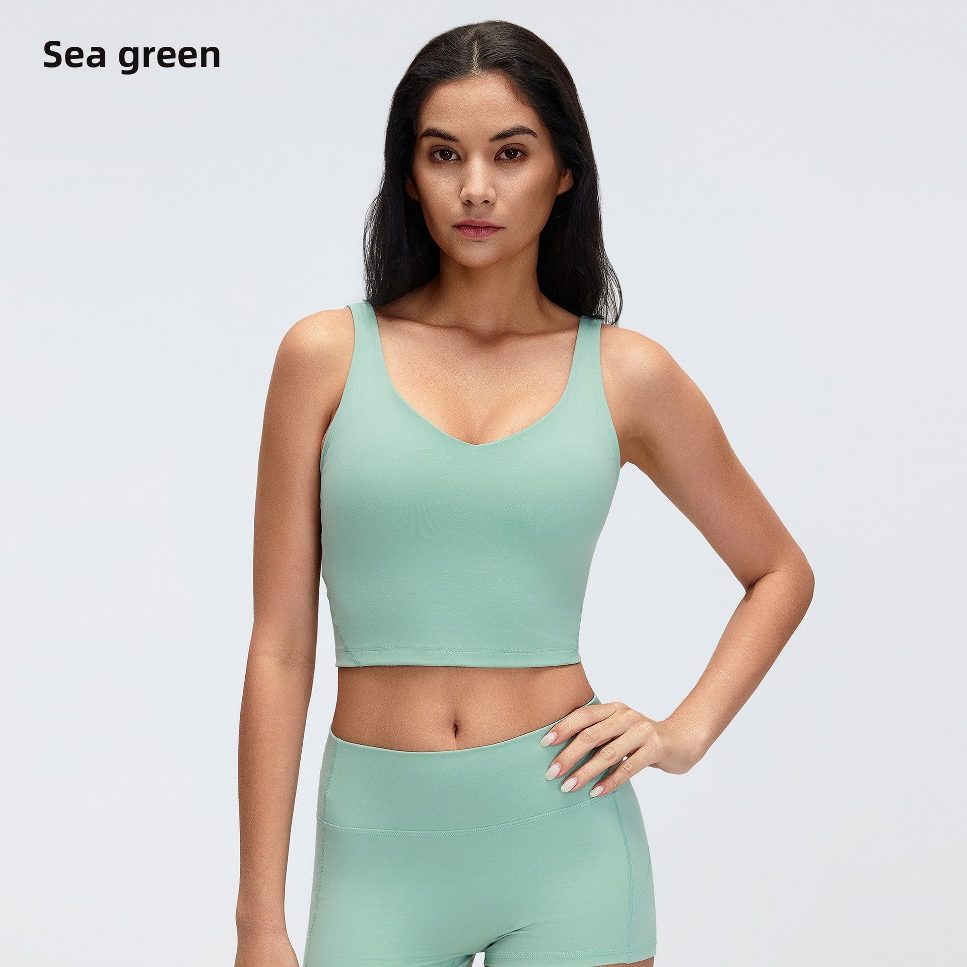 Women's shock-absorbing U-shaped back-support yoga underwear