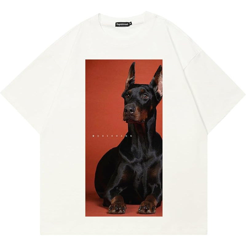 Vintage Washed Cotton Graphic T-Shirt