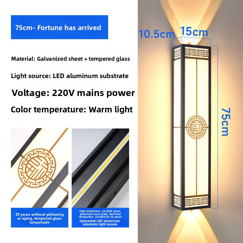Chinese Style Outdoor LED Wall Light