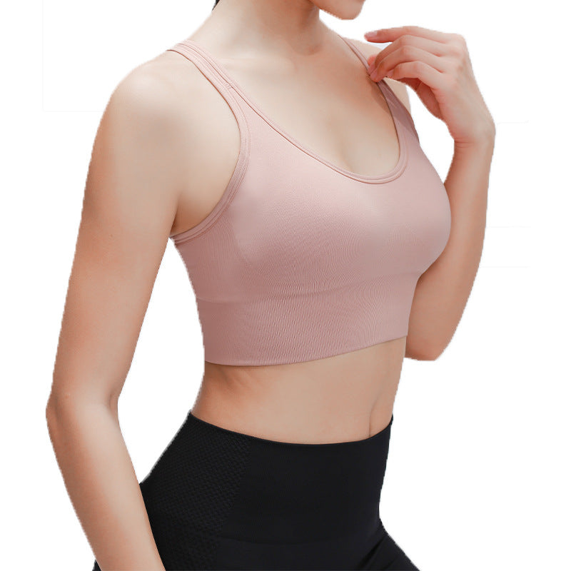 Womens Shockproof Sports Bra Yoga Fitness Vest