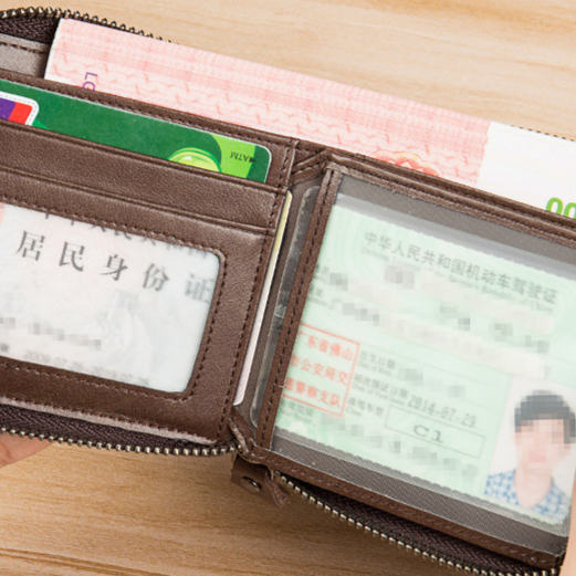 Men's leather wallet