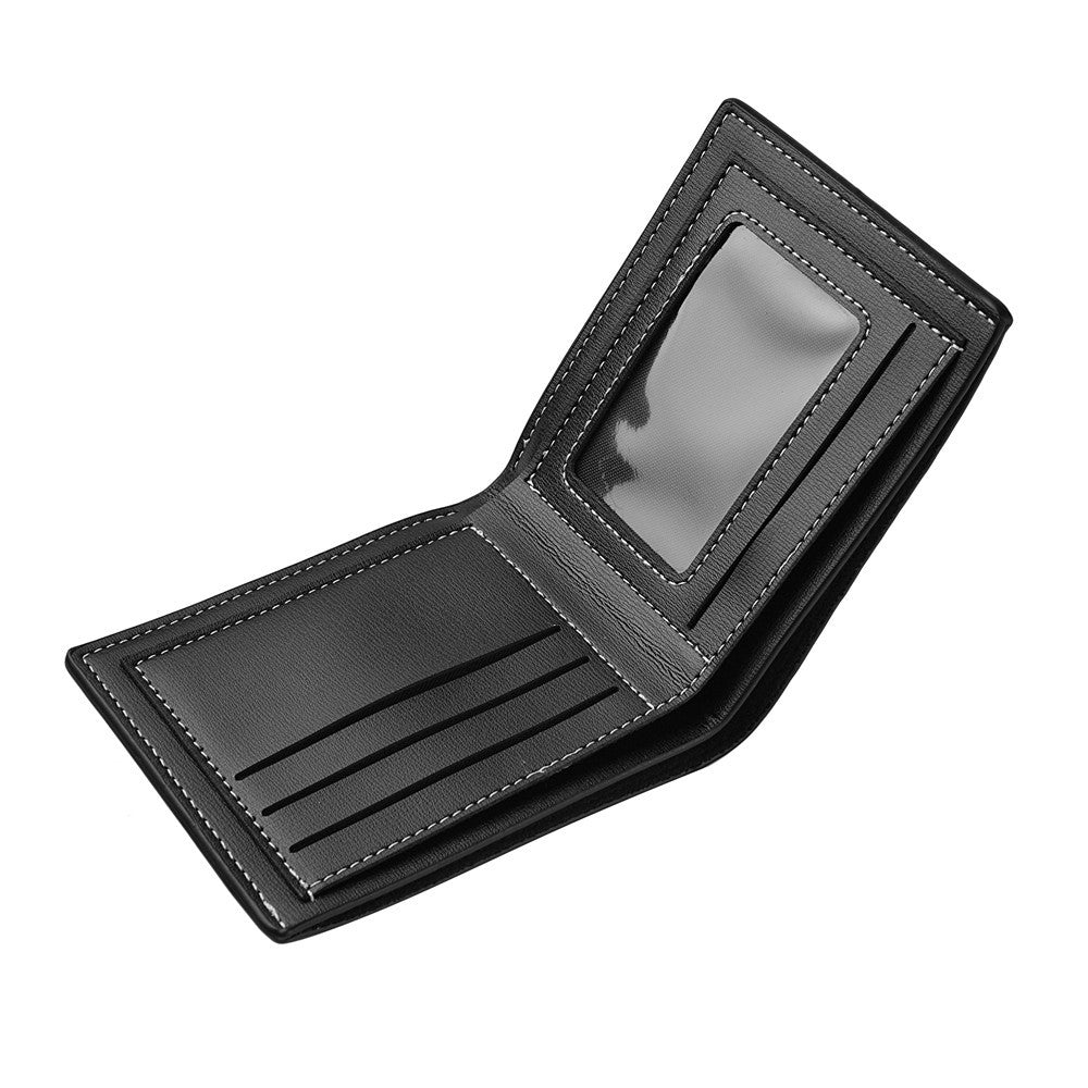 Mens Bifold PU Leather Wallet