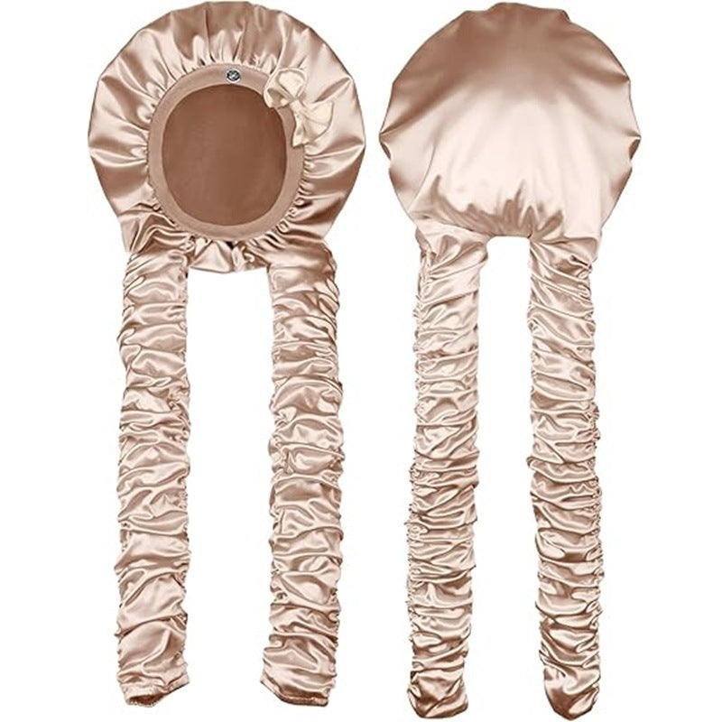 Satin Heatless Curling Sleep Cap