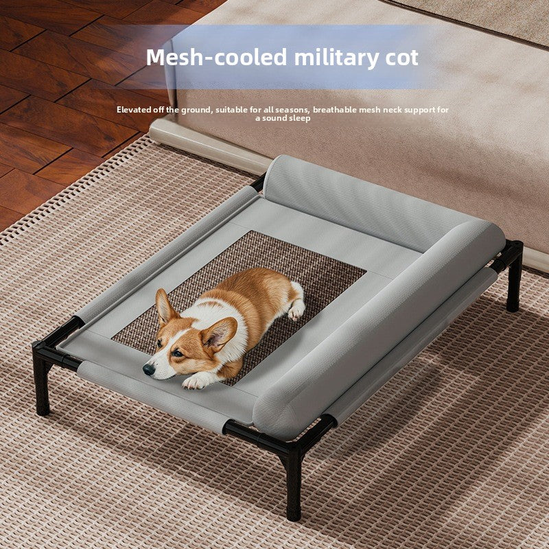 Breathable Pet Camp Bed for Dogs and Cats