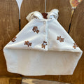 Double-sided wrap scarf teddy bear pet blanket cape