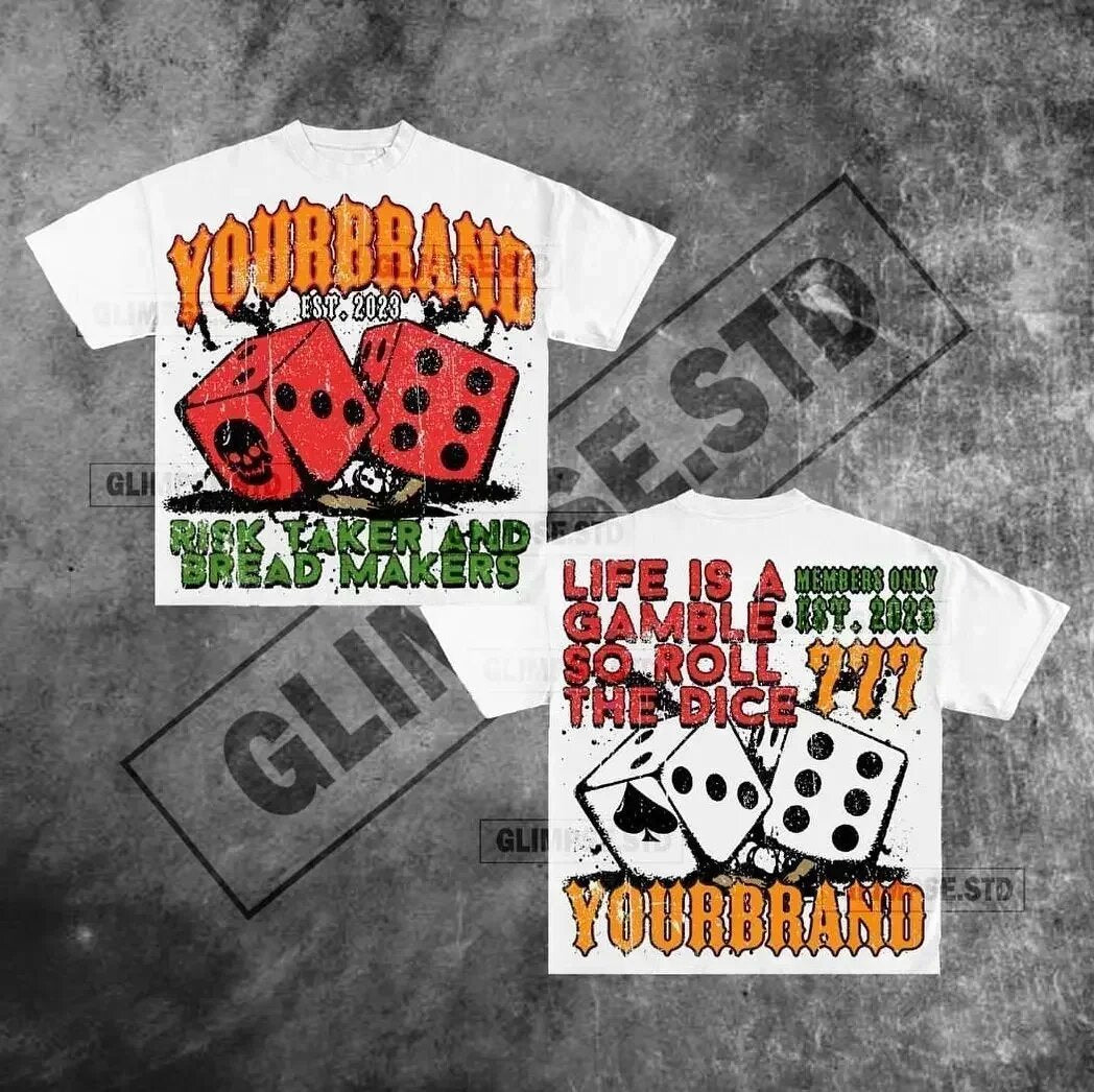 Graphic Print Loose-Fit Men's T-Shirt