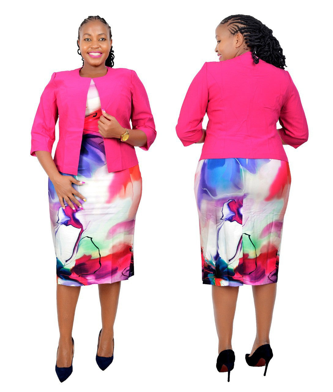 African plus-size women's dresses