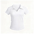 Small V-Neck,Short Fit, Waist-Cinching, Slim Fit Short-sleeve T-shirt