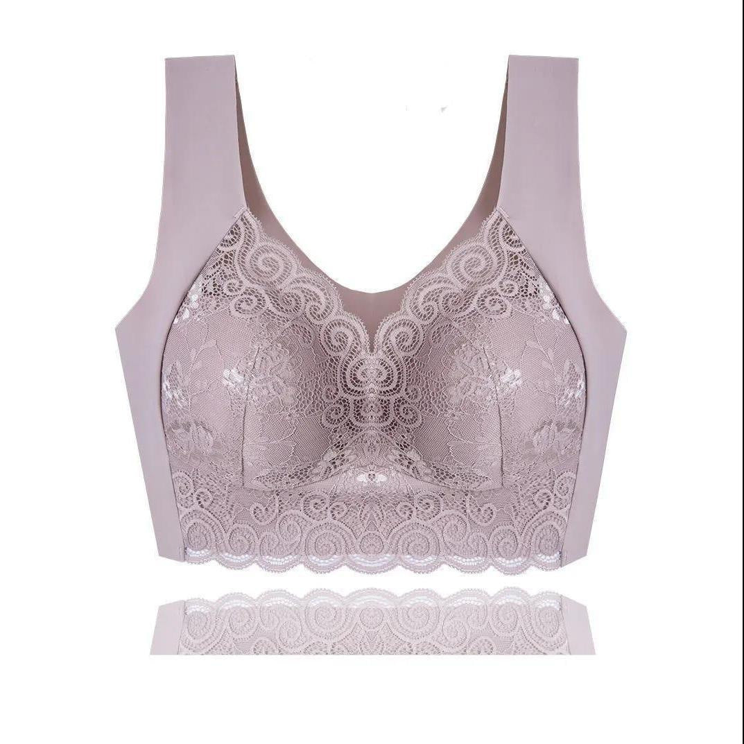 Seamless Lace Wireless Bra