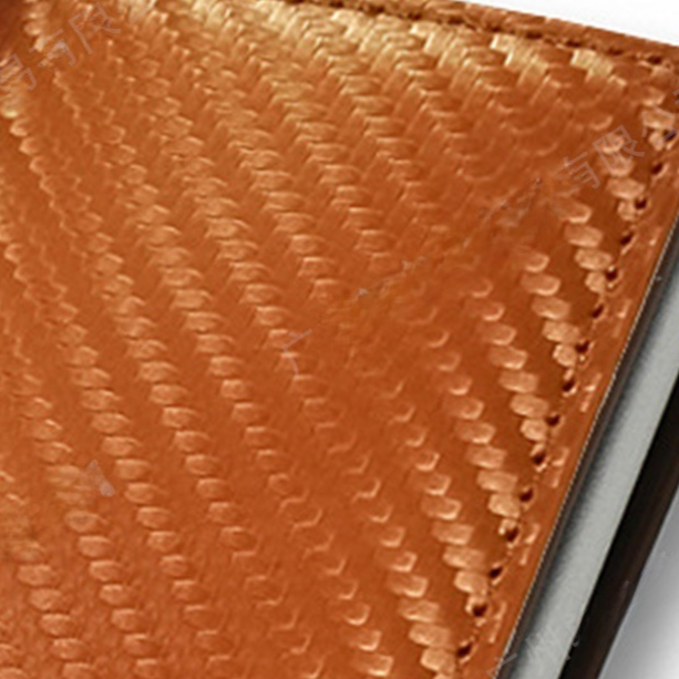 RFID Anti-Theft Automatic Pop-Up Card Holder Carbon Fiber Wallet