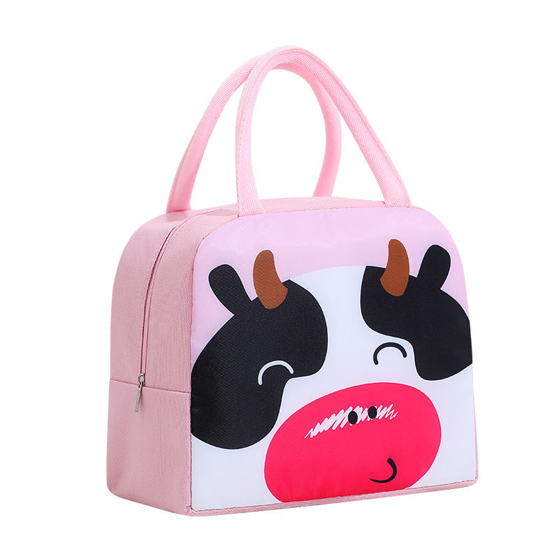 Cartoon Insulated Lunch Bag with Aluminum Foil
